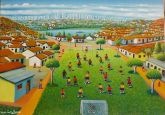 NERIVAL RODRIGUES TEMA FUTEBOL DE VARZEA MEDIDA 50X70